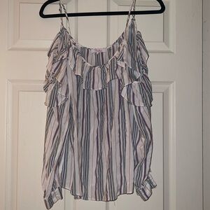 Parker: Ruffle off the shoulder blouse